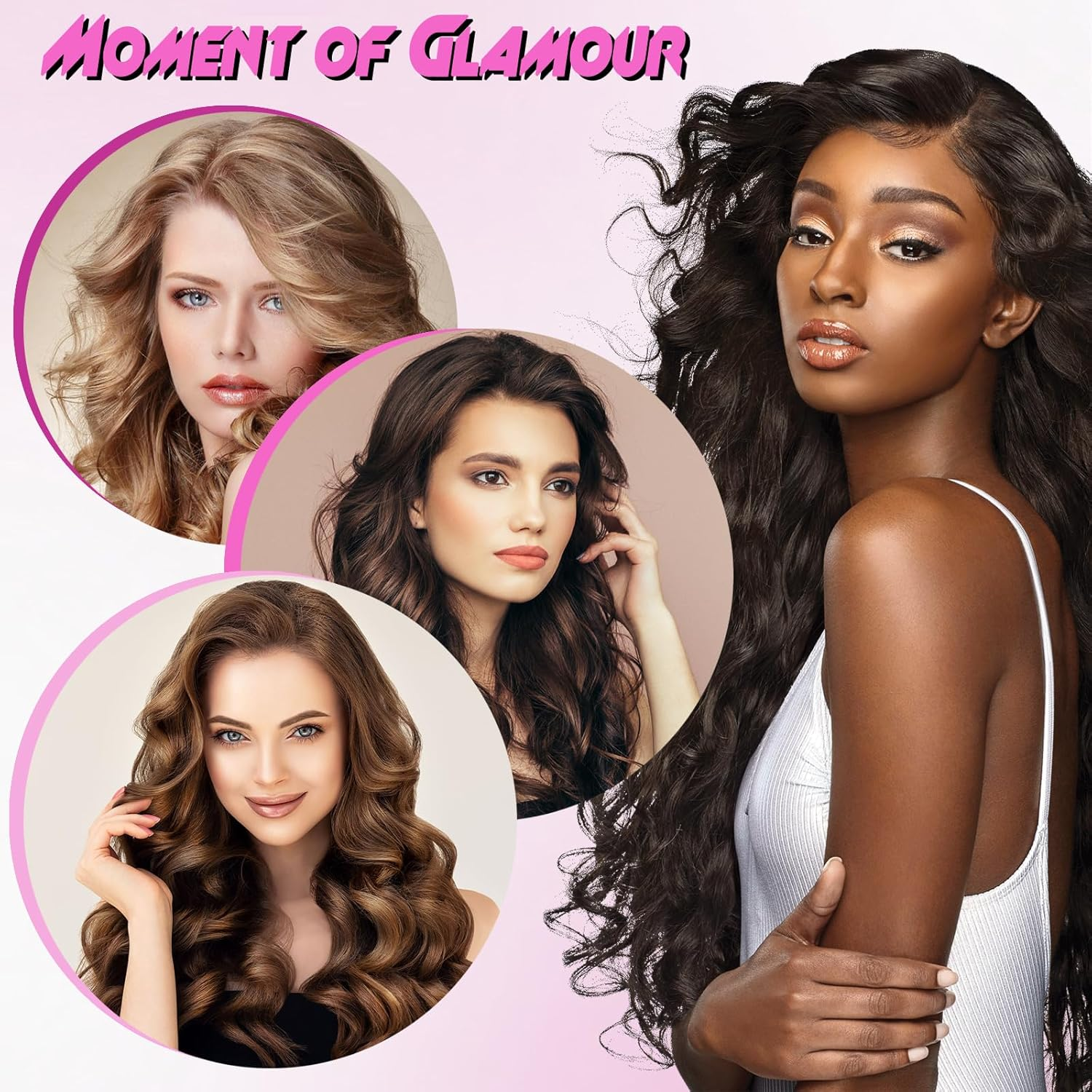 Complete Perm Set - Light Curls without Heat, Smaller Curls with Curling Iron, Curler for Perms, Small Curlers, Overnight Curlers, Papilots, Lace Paper (30 Pieces) image number 6