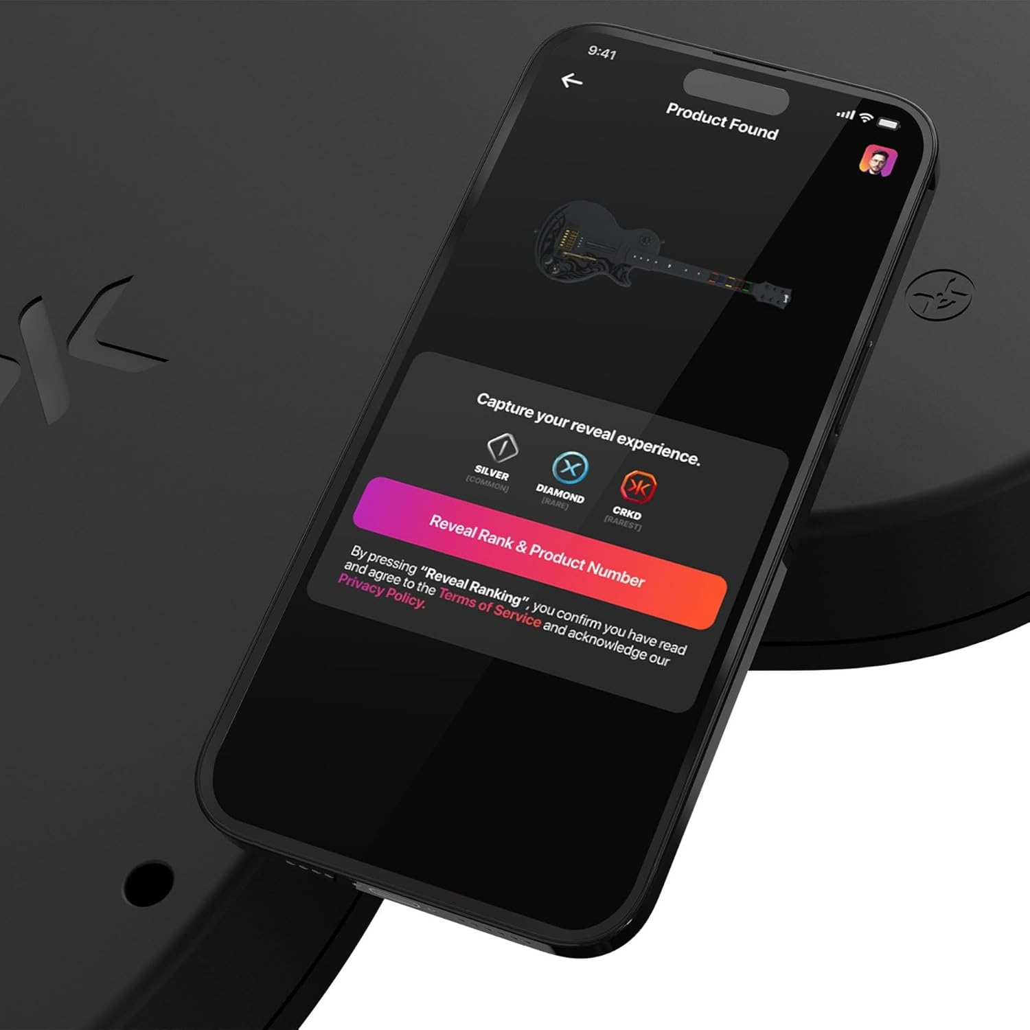 CRKD Gibson Les Paul Guitar Controller - Black Tribal - Multi Platform