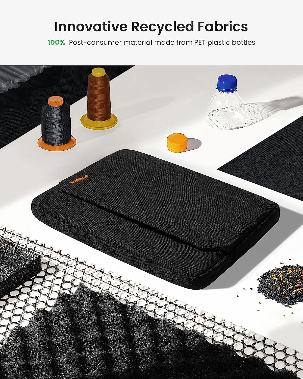 Tomtoc Slim Ipad Sleeve Bag for 2025 13-Inch Ipad Pro M5/M4, 13-Inch Ipad Air M3 & M2, 12.9-In Ipad Pro M2&M1 6Th/5Th with Magic Keyboard and Smart Keyboard Folio, 12.4-In Galaxy S10+/S9+ image number 2