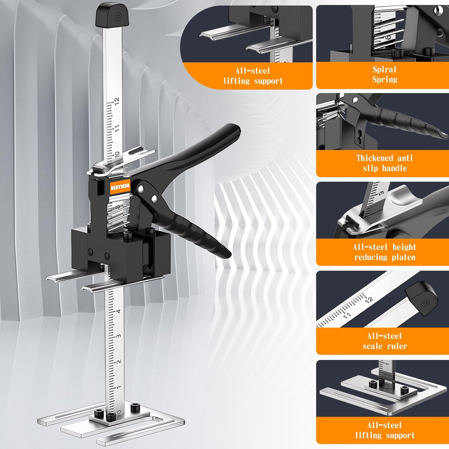 RENYINDA Labor-Saving Arm Jack 15.7Inch for Installing Windows and Doors, Lifting Furniture, Woodworking Tools, Wall Tile Positioning image number 1