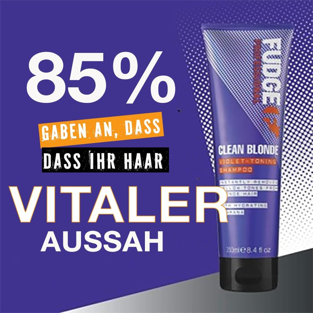 Fudge Clean Blonde Violet-Toning Shampoo, 1 L image number 3