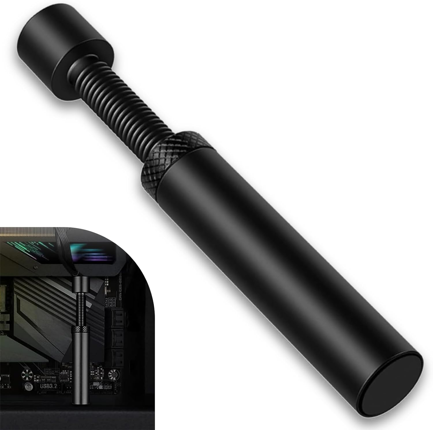 Luojinluoda Graphics Card GPU Brace Support, Adjustable GPU Sag Bracket, Universal GPU Stand, Anti-Sag Video Card Bracket, GPU Support Bracket for Computer Components (L, 74-120Mm) image number 5