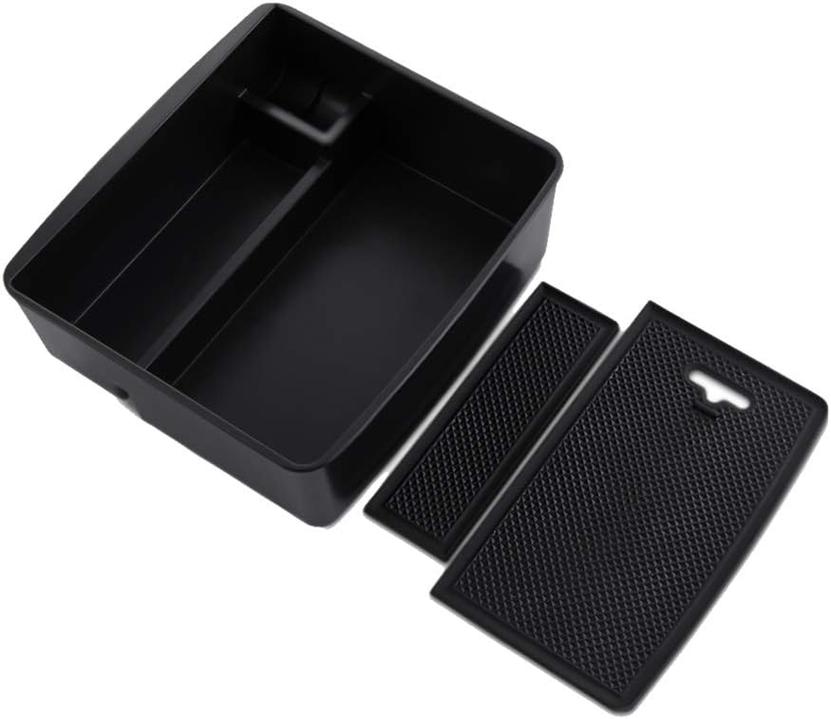 AUTOXBERT Armrest Storage Box Phone Holder Center Console Organizer Container Tray for Toyota Land Cruiser Prado LC150 FJ150 Lexus GX400 GX460 GX470 Car Accessories 2020 2019 2018 2017 2016 2015-2004 image number 1