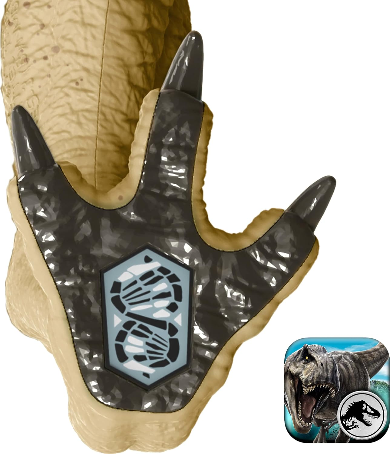 Jurassic World Rebirth Distortus Rex Rumble N Rampage Dinosaur Action Figure 22 Inch with 2 Attack Actions, Content-Accurate, Digital Play image number 4