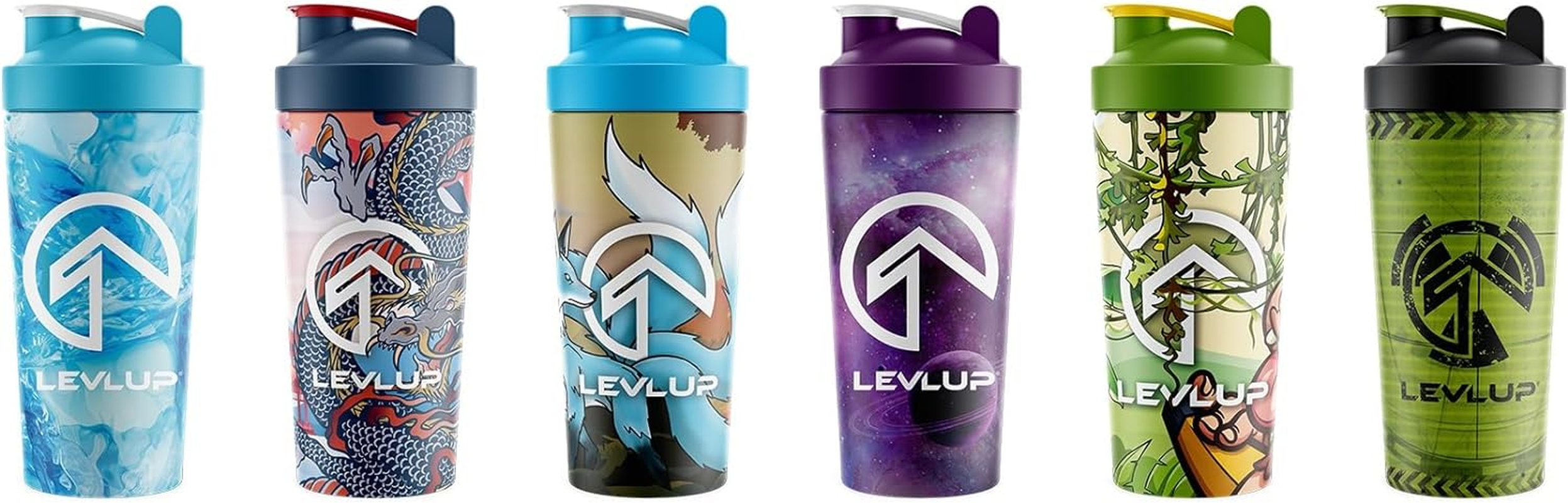 Levlup Hero Shaker Bottle, Crazy Monkey, 600 Ml Capacity image number 1