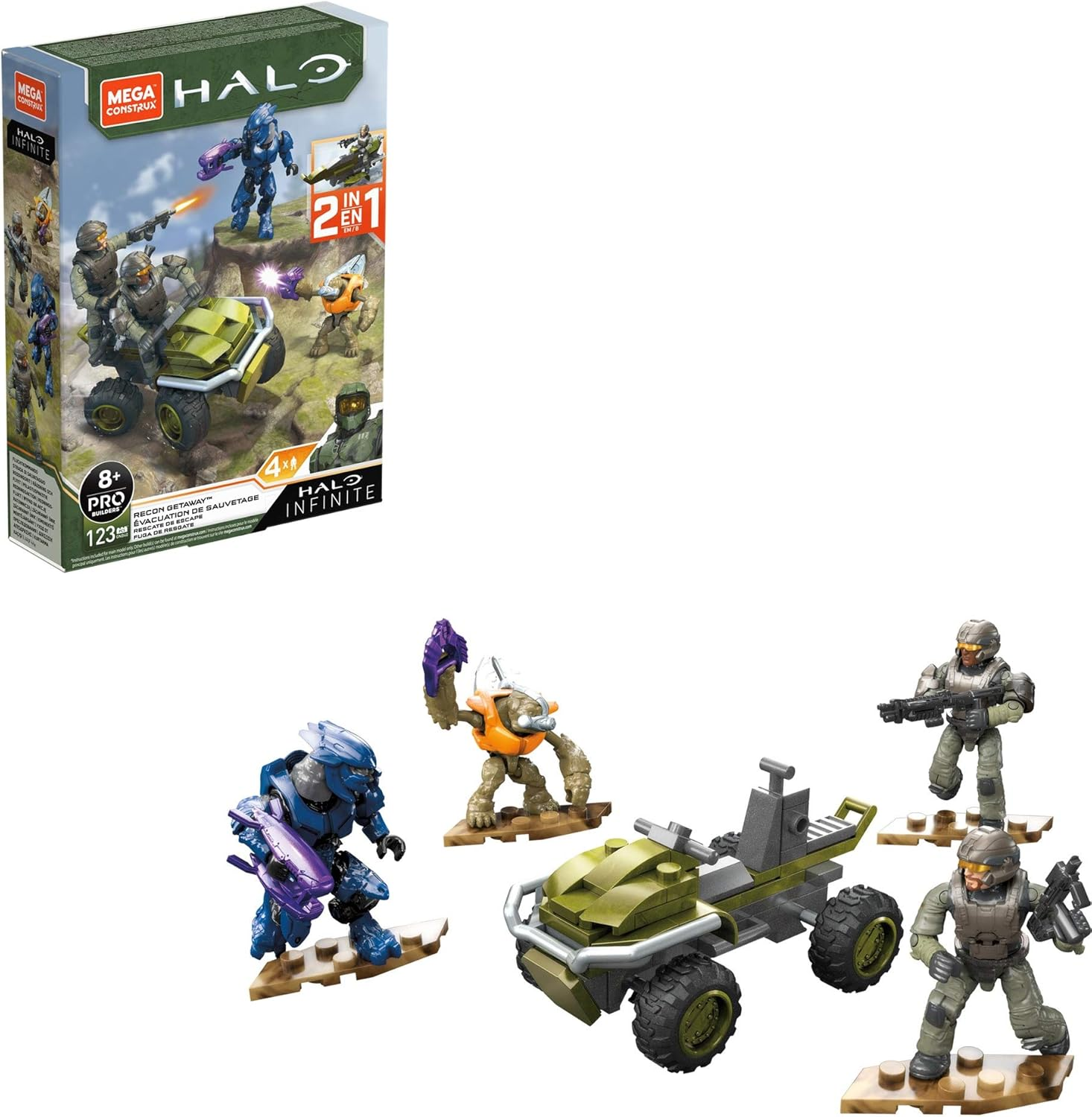 MEGA Construx GNB40 Halo Infinite Mongoose Hunt Toy from 8 Years image number 3