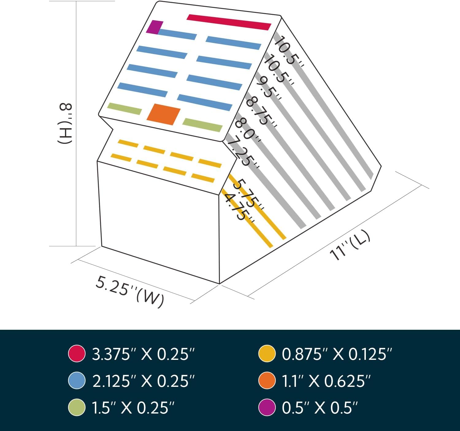 KITCHENDAO Deluxe 20 Slot Bamboo Knife Block without Knives, Countertop Butcher Block Kitchen Knife Stand, Hold Multiple Large Blade Knives, Wider Slots for Easier Storage image number 6
