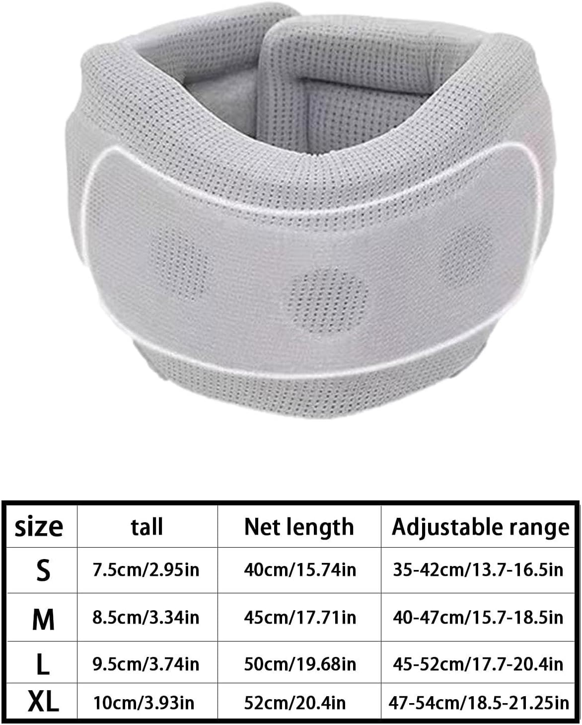 Soft Cervical Neck Support - Cervicorrect Neck Brace with Soft Foam Wraps and Elastic Supports | Soft Neck Support Relieves Pressure in the Spine, Approx image number 6