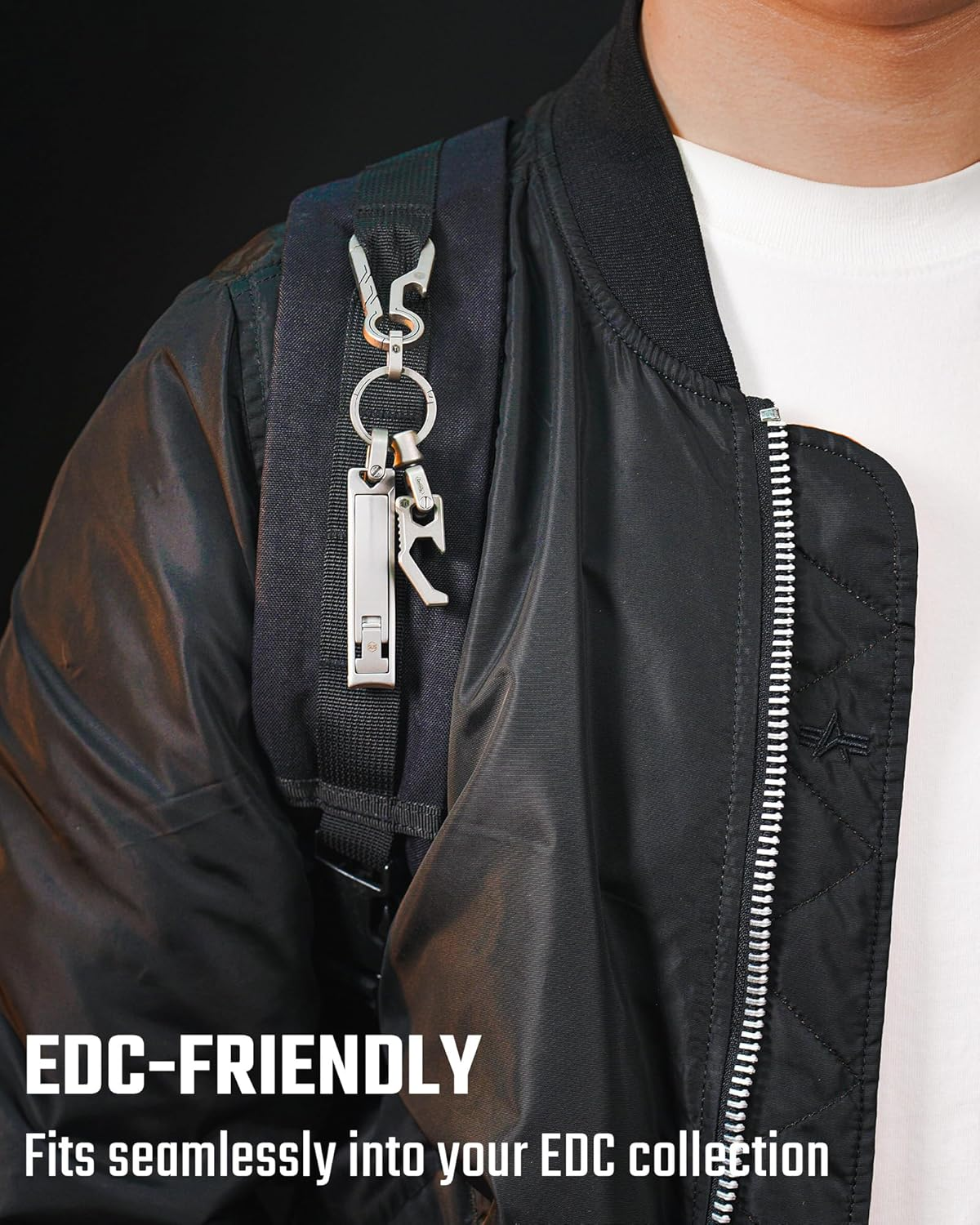 Keyunity KN02 Keychain Nail Clippers, Foldable Stainless Steel Fingernail Cutter for Travel & Everyday Carry image number 6