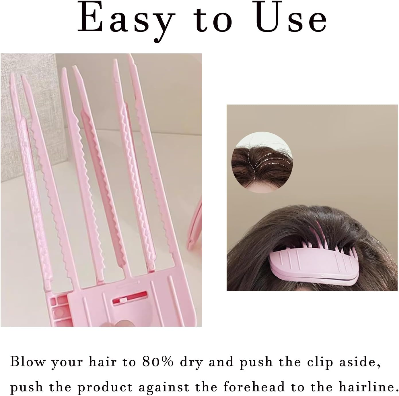 Volumizing Hair Clips Instant Root Lift Hair Clip for Women Painless No Trace Hair Tools Perfect for Voluminous Bangs and Hairstyles Suitable for All Hair Types Professional Styling Comb (4 Pcs) image number 5