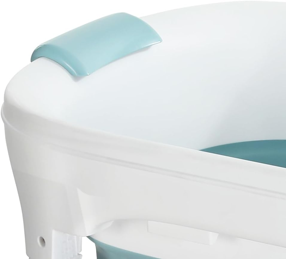 Weisshorn Foldable Bathtub Portable Folding Water Spa with Cover Plate 136X62Cm image number 1