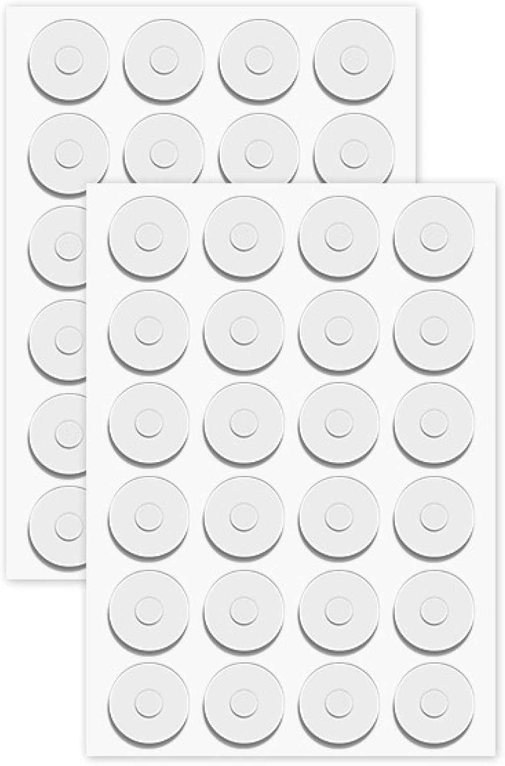 Non-Slip Silicone Grips for Quilt Templates Ruler Grip Stickers True Grips for Quilting Rulers 96 Pieces in Total, 48 Large and 48 Small image number 5