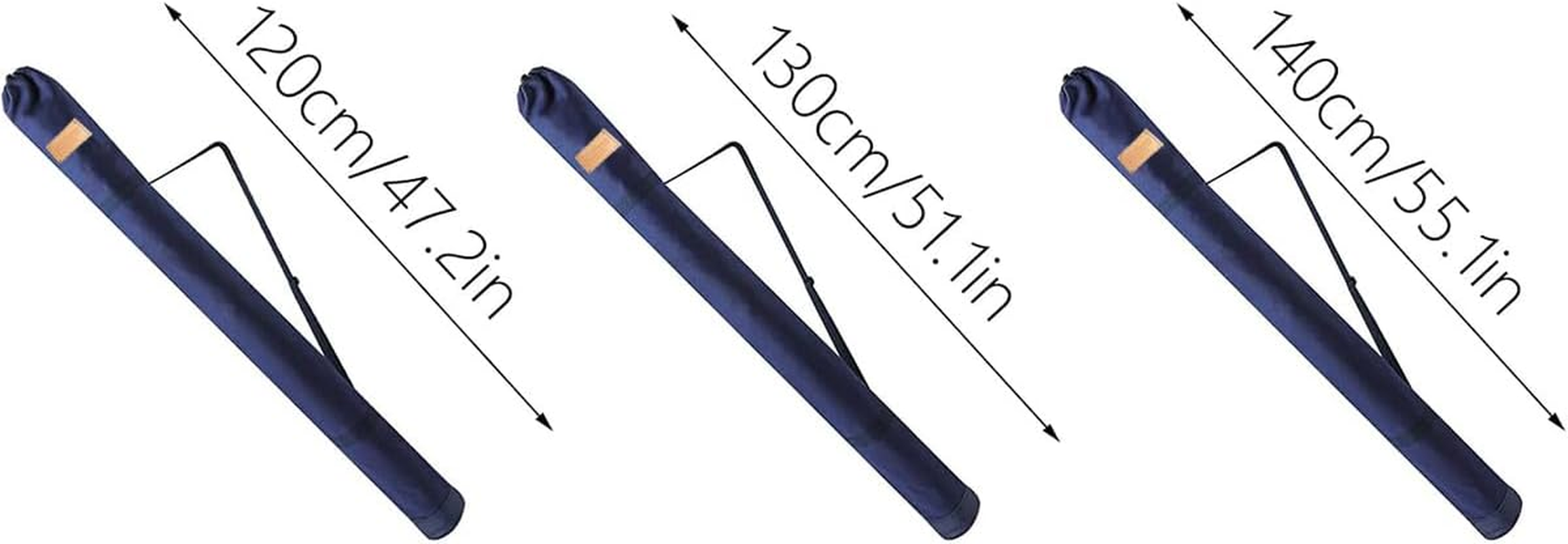 AIMALL Outdoor Canvas Fishing Gear Bag 47/51/55 Inches Durable Portable Fishing Rod and Umbrella Storage Bag with Foldable Design image number 1