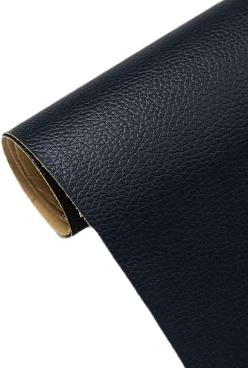 40X137Cm Leather Repair Patch Self-Adhesive for Couch, Sofa, Car Seat, Furniture, and Jacket &ndash; Large Leather Patch for Quick Fixes &ndash; Available in Black, Brown, Dark Brown, and Wine Red (Black)