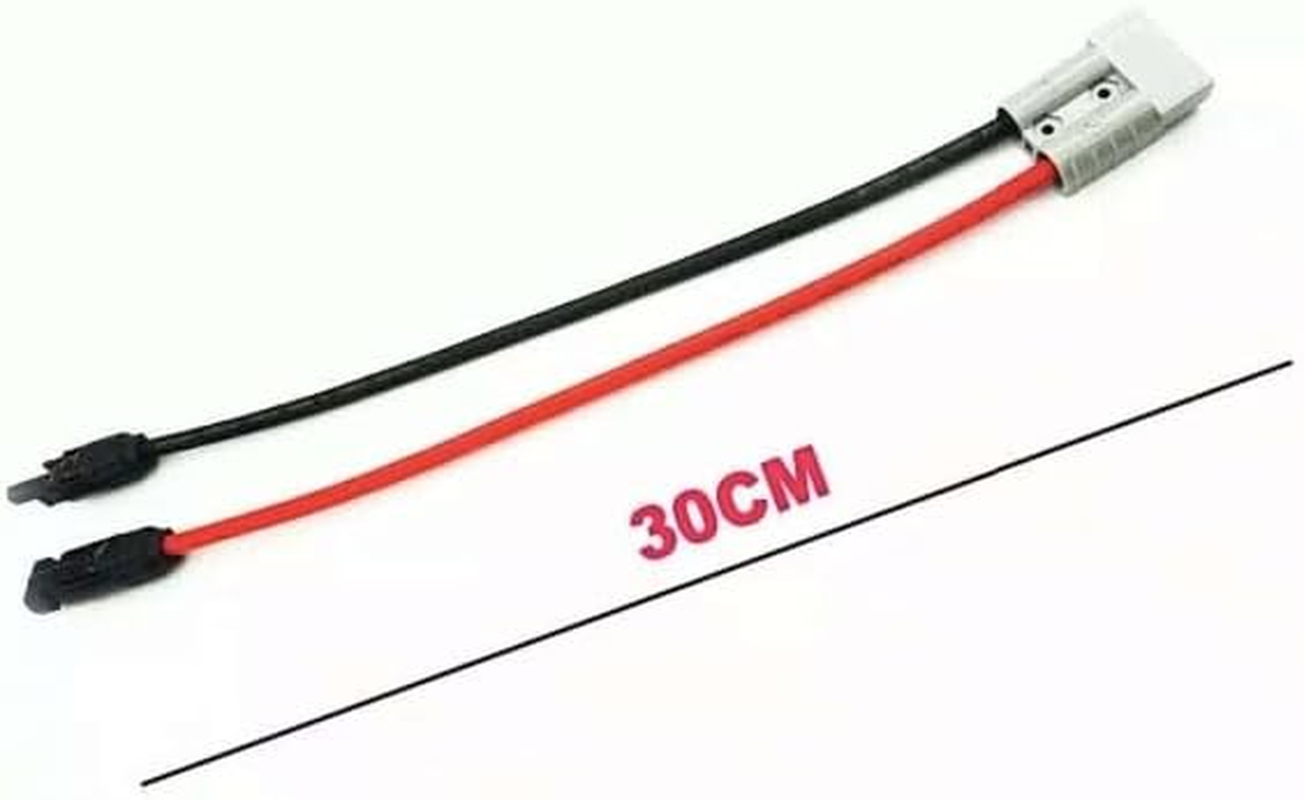 50AMP Anderson Plug to MC4 Solar Panel Cable Adapter Connector &ndash; 30Cm 10AWG Heavy Duty Extension Lead for Caravan, RV, 4WD, Battery, and Solar Systems(30Cm) image number 1