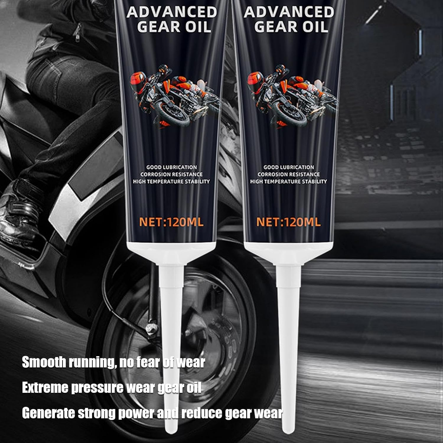 Motorcycle Chain Wax - Chain Oil Chain Lube 120Ml,Chain Lubricant Deeply Penetrate Motor Oils for Smooth Long-Lasting Chain Protection image number 4