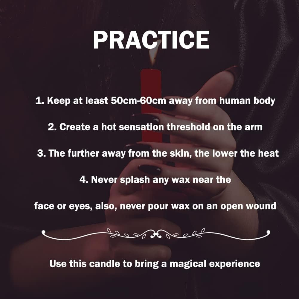 Low Temperature Candles Low Heat Candle Romantic Wax Play Candles for Lovers Couples Wedding image number 1