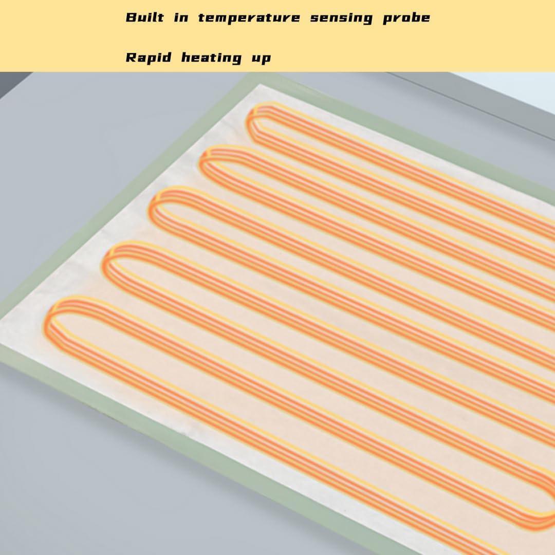 Premium Self Warming Cat Bed Mat - Heat Pad for Cats - Thermal Cat Bed for Indoor Cats - Self Heating Cat Mat for Winter - Large Animal Heating Pad (40X50Cm) image number 1