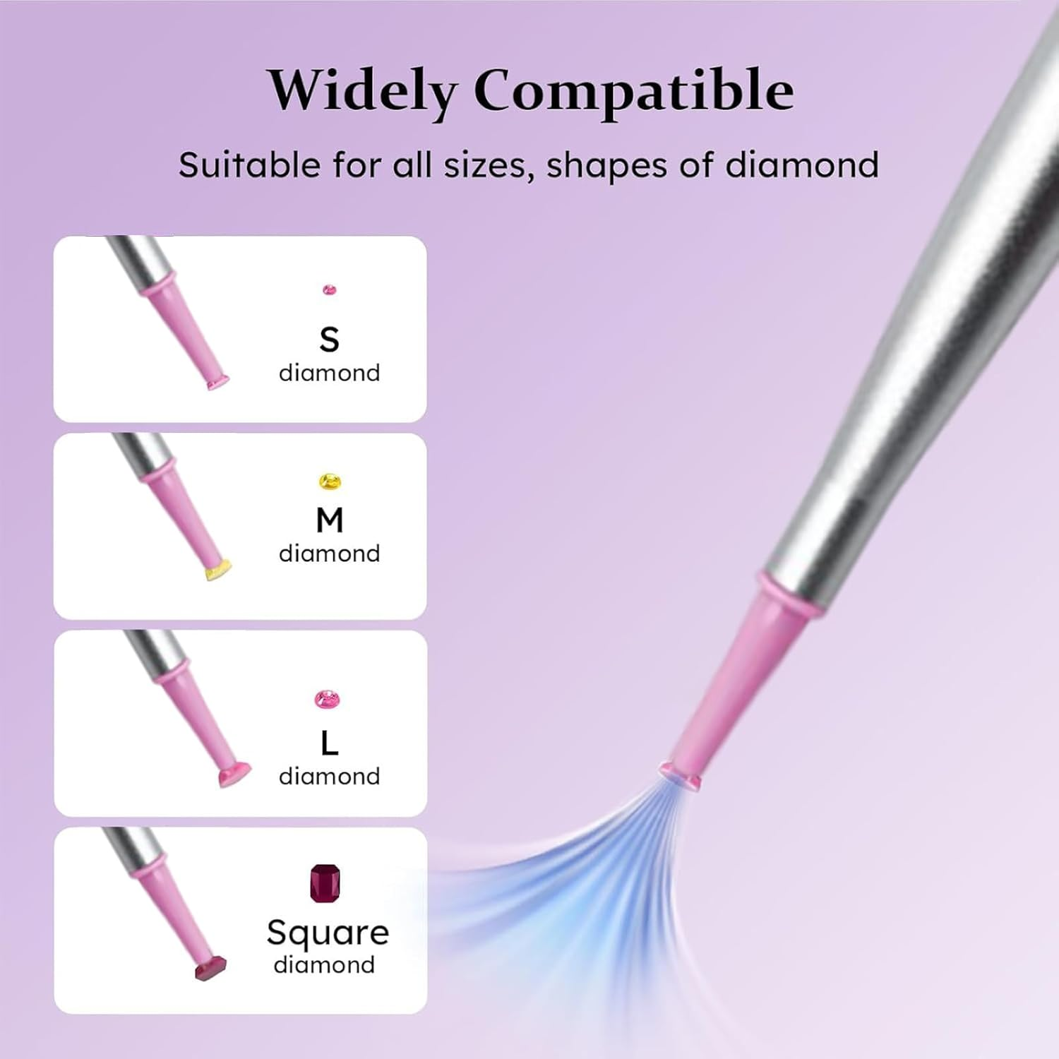 Nail Dotting Tool, USB Electric Vacuum Nail Dotting Pen, ABS Material, Versatile, Accurate Placement, Craft Accessories for Beginners, Adults, Children, Crafts and Creations, 5.91 Inches image number 6