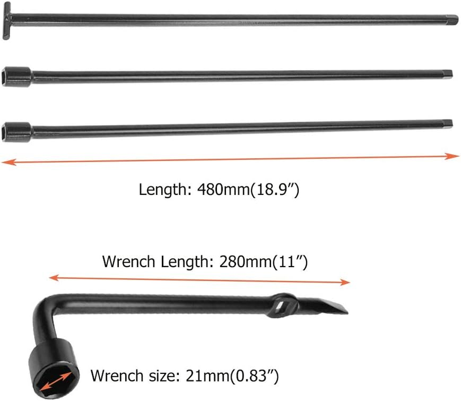 Dr.Roc Compatible with Spare Tire Tool Kit with Bag 2005-2019 Nissan Frontier Titan Pathfinder 2005-2015 Amanda Xterra and Infiniti 2013-2020 Select Models image number 3