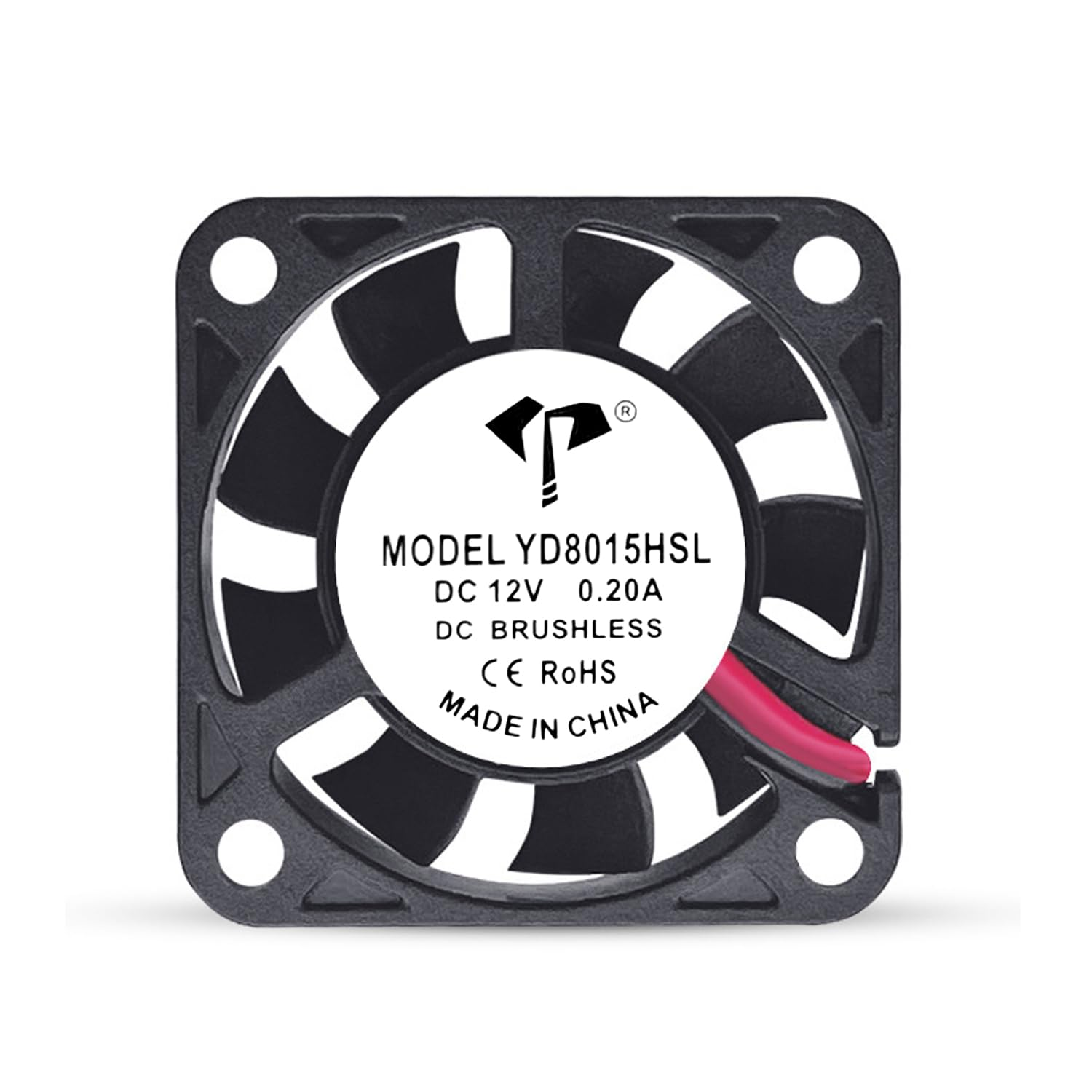 80X80Mm DC 12V Brushless Silent Computer PC Case Cooling Cooler Fans Black image number 3