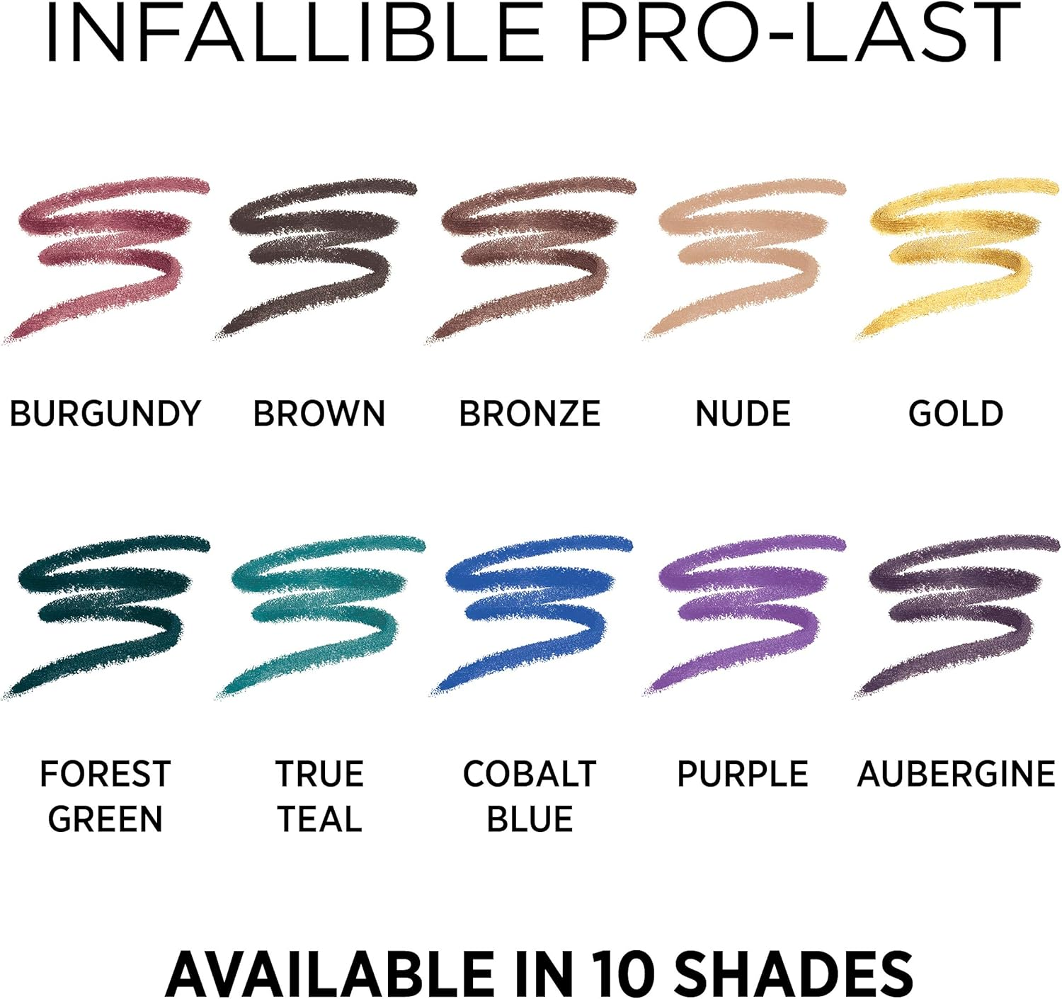 L'Oreal Paris Makeup Infallible Pro-Last Pencil Eyeliner, Waterproof and Smudge-Resistant, Glides on Easily to Create Any Look, Grey, 0.042 Oz. image number 6