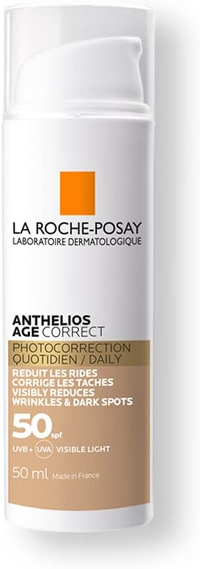 La Roche-Posay Anthelios Age Correct SPF50+ Tinted Anti-Aging Facial Sunscreen Cream 50 Ml image number 3