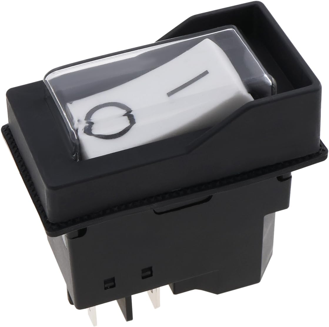 Emsea 1Pc 4Pin YH02-A Electromagnetic Switch Rocker Switch Compatible with KEDU KJD16 Various Machine Tool Equipment (230-250V 16A) image number 6