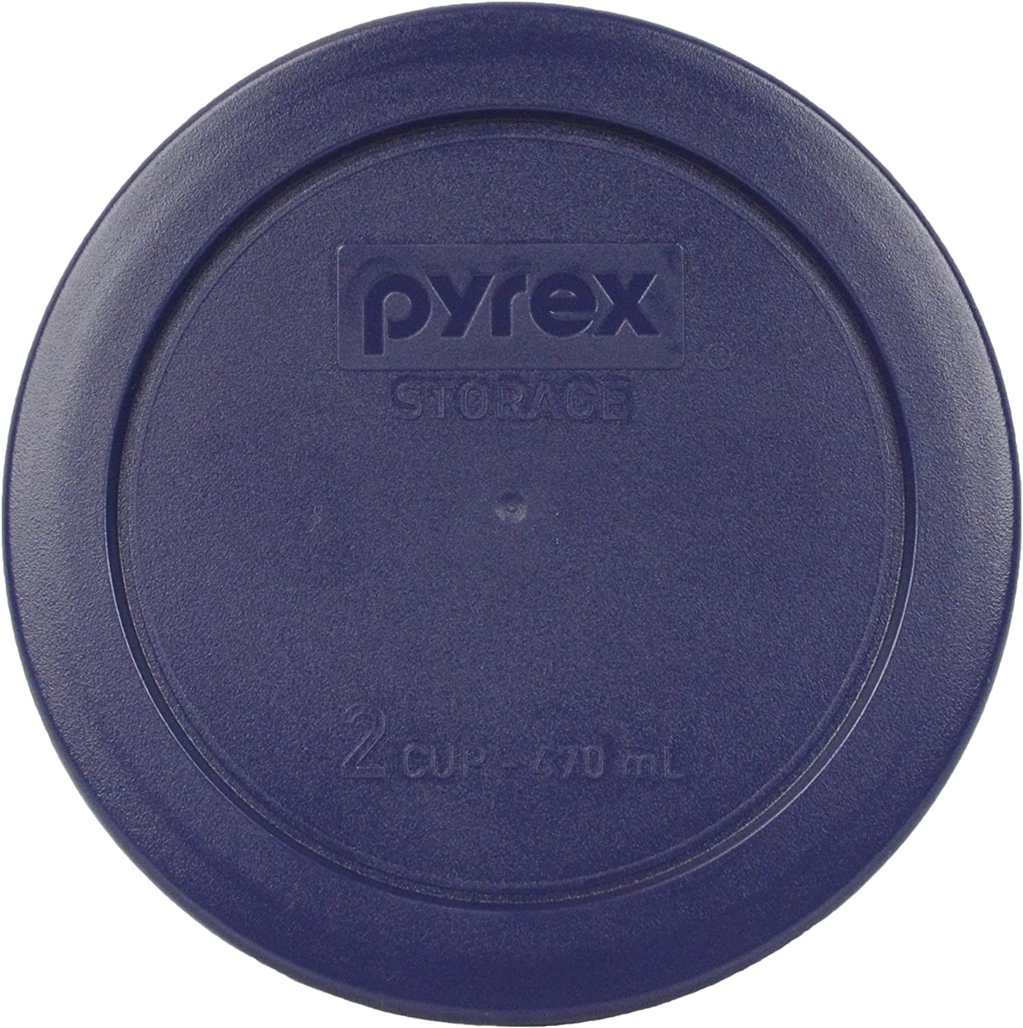 Pyrex (2) 7200-PC 2 Cup, (1) 7201-PC 4 Cup, (1) 7210-PC 3 Cup, and (1) 7211-PC 6 Cup Blue Plastic Storage Lids image number 4