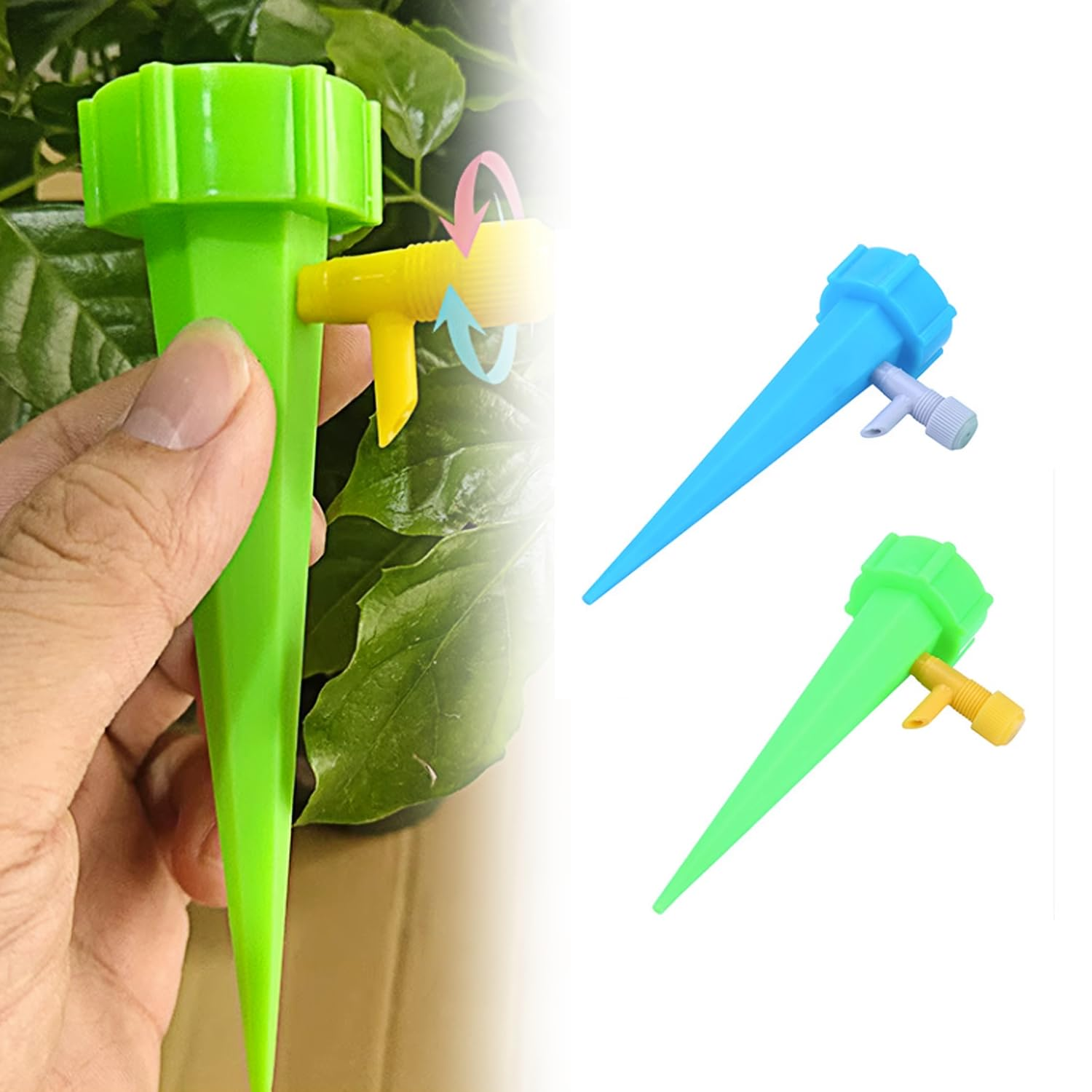 2Pcs Drip Irrigation System Drippers Self Watering Spikes Plant Flower image number 2