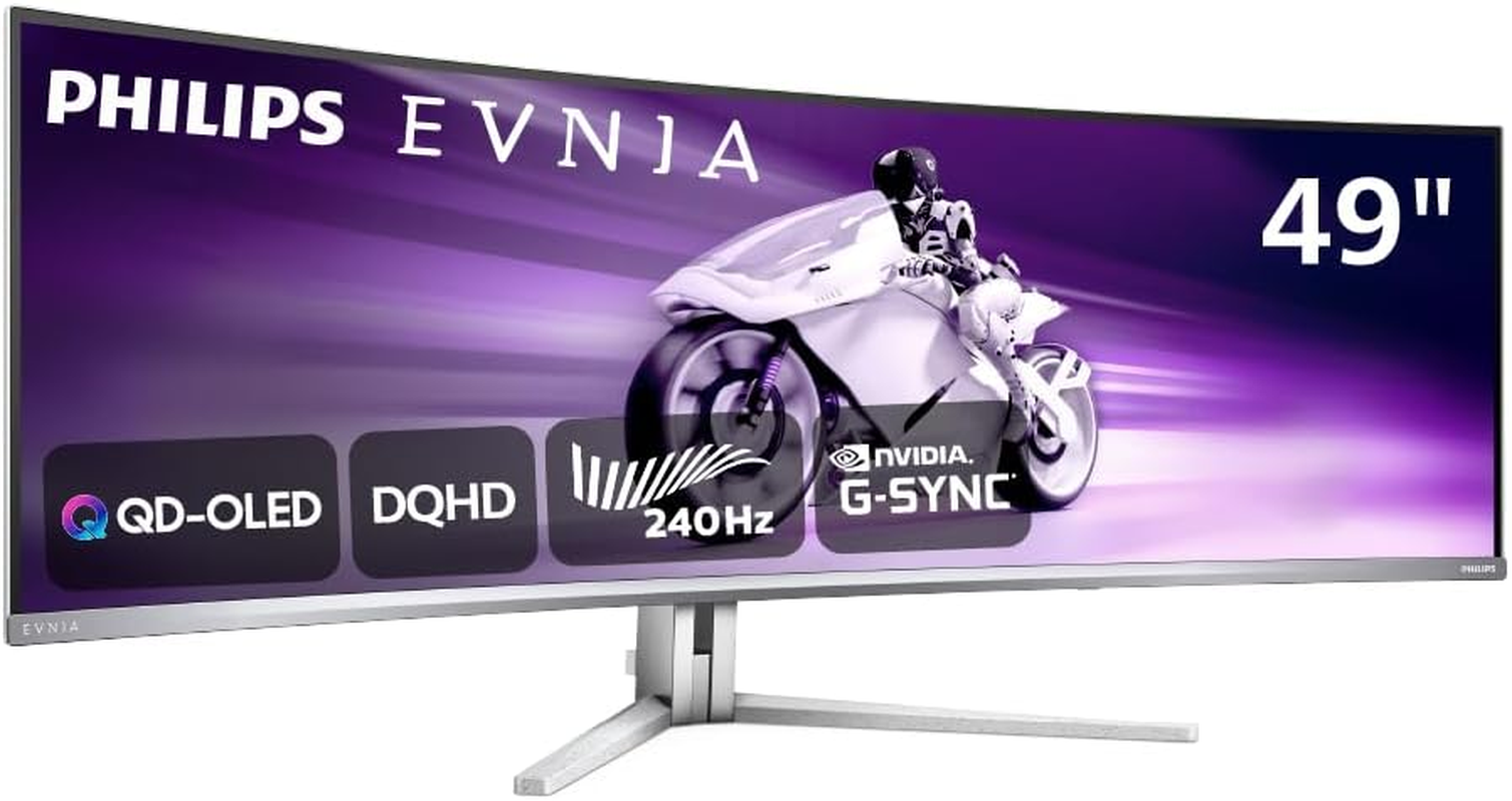 Philips Evnia 49M2C8900 49" Curved Superwide QDOLED Gaming Monitor