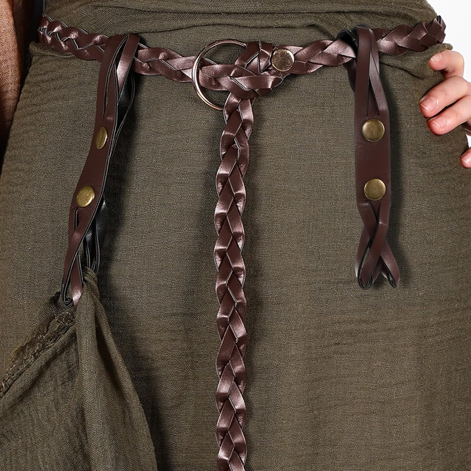 Skit Hikes Belt for Women Renaissance, Medieval Ren Faire Cosplay Vintage Belt Costumes Accessories Renaissance Fair image number 2