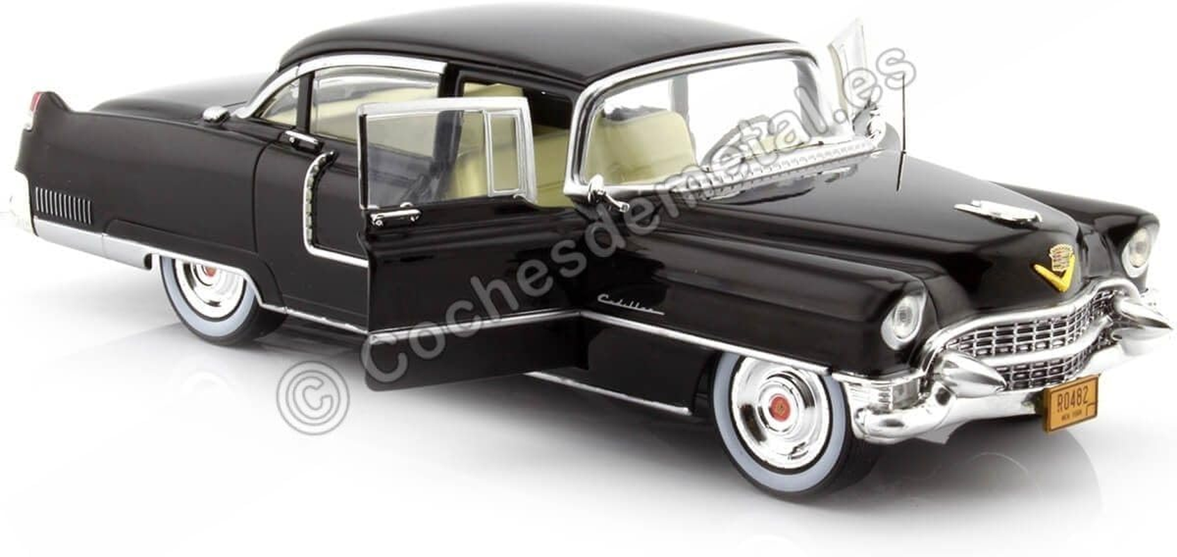 Greenlight 1:24 Scale the Godfather 1955 Series 60 Diecast Model Car, Black image number 5
