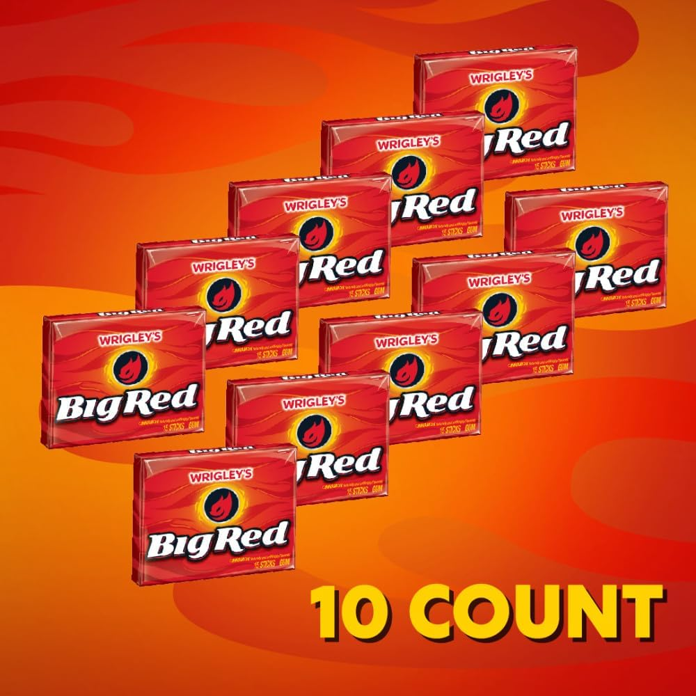 Wrigley'S Big Red, 10 Packs