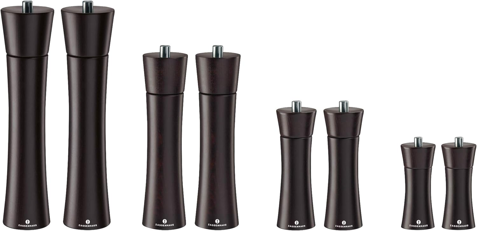 Zassenhaus ZAS-021295 Frankfurt Pepper Mill, Beech Wenge Stained, ZAS-021295 image number 2