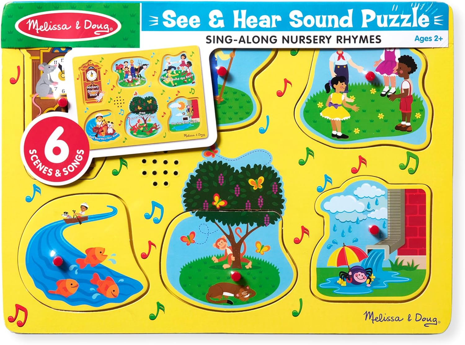 Melissa and Doug - Sing-Along Nursery Rhymes 1 Song Puzzle - 6P image number 6
