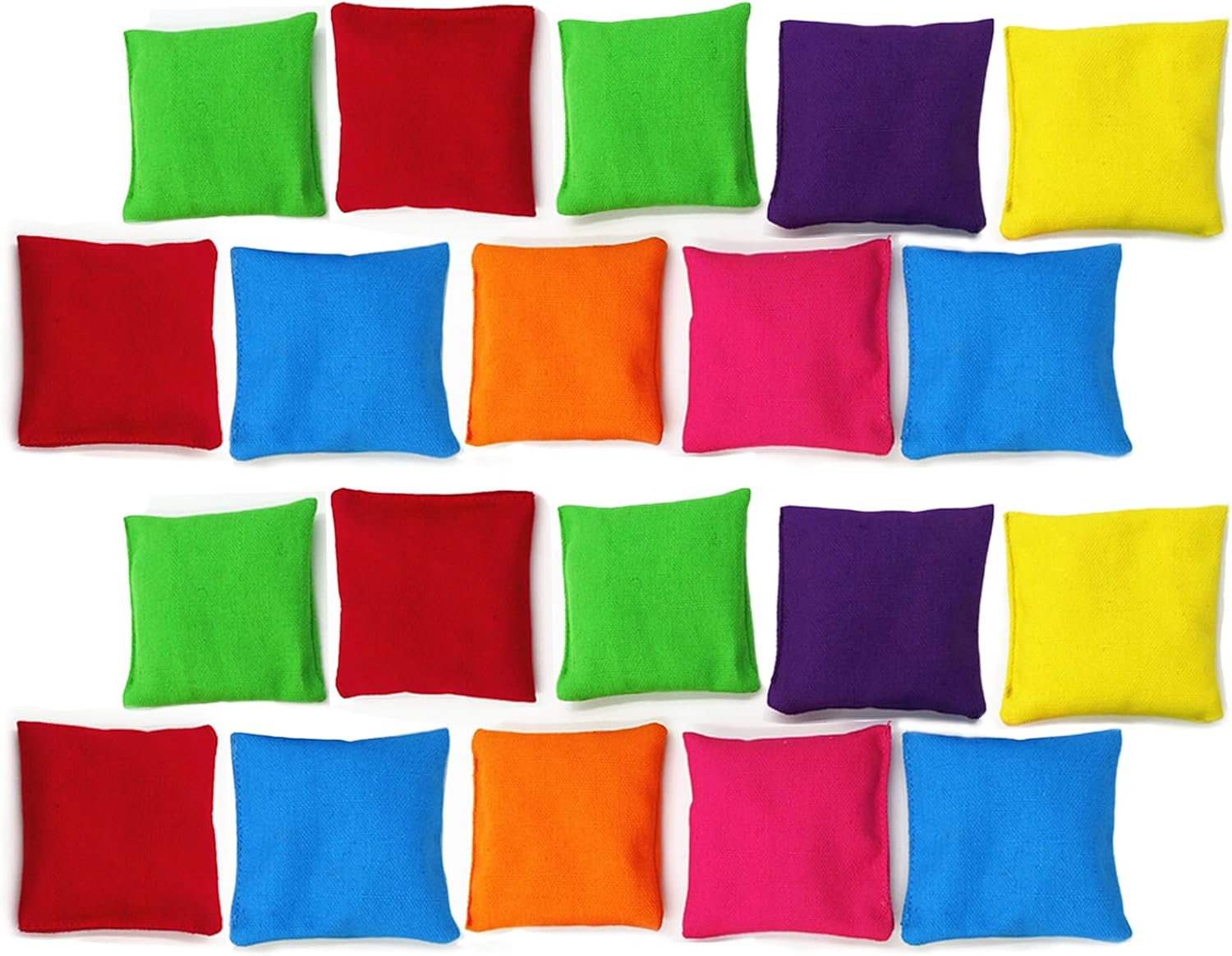 20 Pack 2Inch/5Cm Nylon Bean Bags Children Family Adults Outdoor Yard Games Bean Bag Toss Carnival Toy Bean Bag Toss Game image number 5