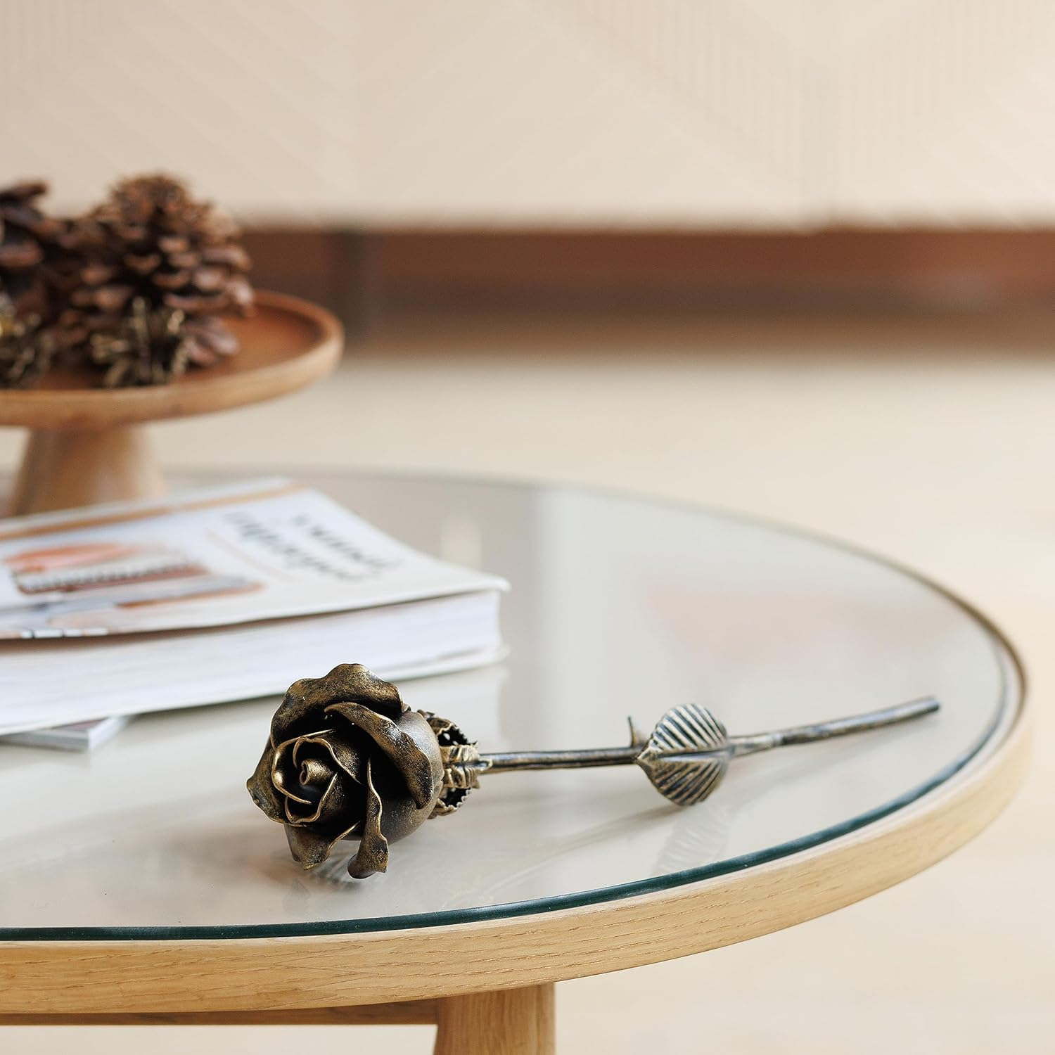 Metal Rose (Bronze, Rose) image number 5