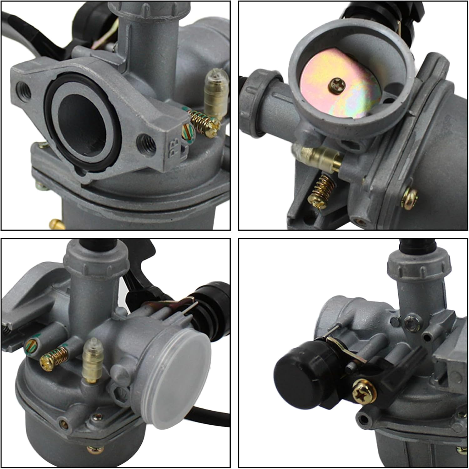 PZ19 Carburetor with Fuel Filter Air Filter Kit Replacement for 50Cc 70Cc 90Cc 110Cc 125Cc ATV Dirt Bike Go Kart image number 5
