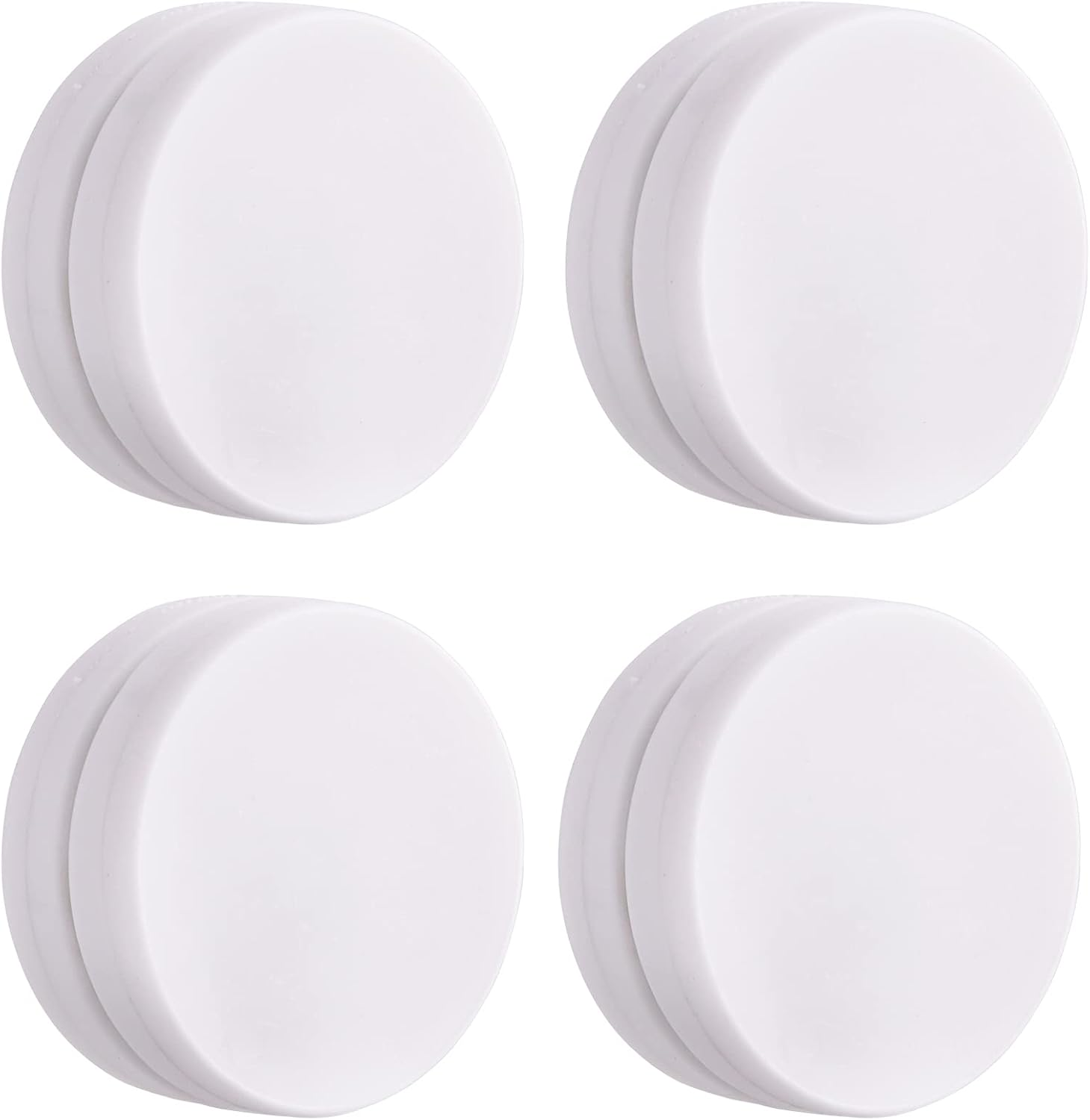 LEVOSHUA Magnetic Shower Curtain Weights, Rubber Covered Heavy Duty Weights, Prevent Curtain Liner from Blowing Around, Work for Drapery, Tablecloth, Flag, Outdoor Curtain 4 Pairs(Pack of 8)