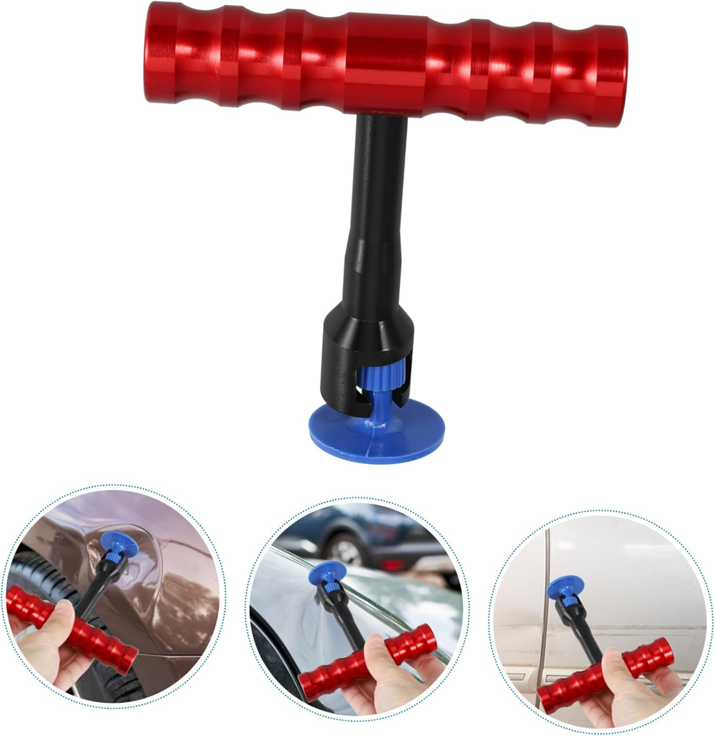 GETAJGHSD T-Handle Dent Puller Kit with 18Pcs Tabs Body Dent Remover Tool Set Automotive Body Repair Equipment image number 1