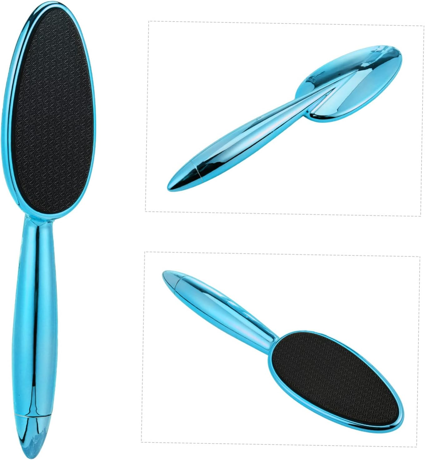 Healvian Nano Glass Callus Remover Foot File Peacock Blue Pedicure Tool for Hard Skin Removal Portable Foot Rubbing Tool image number 3