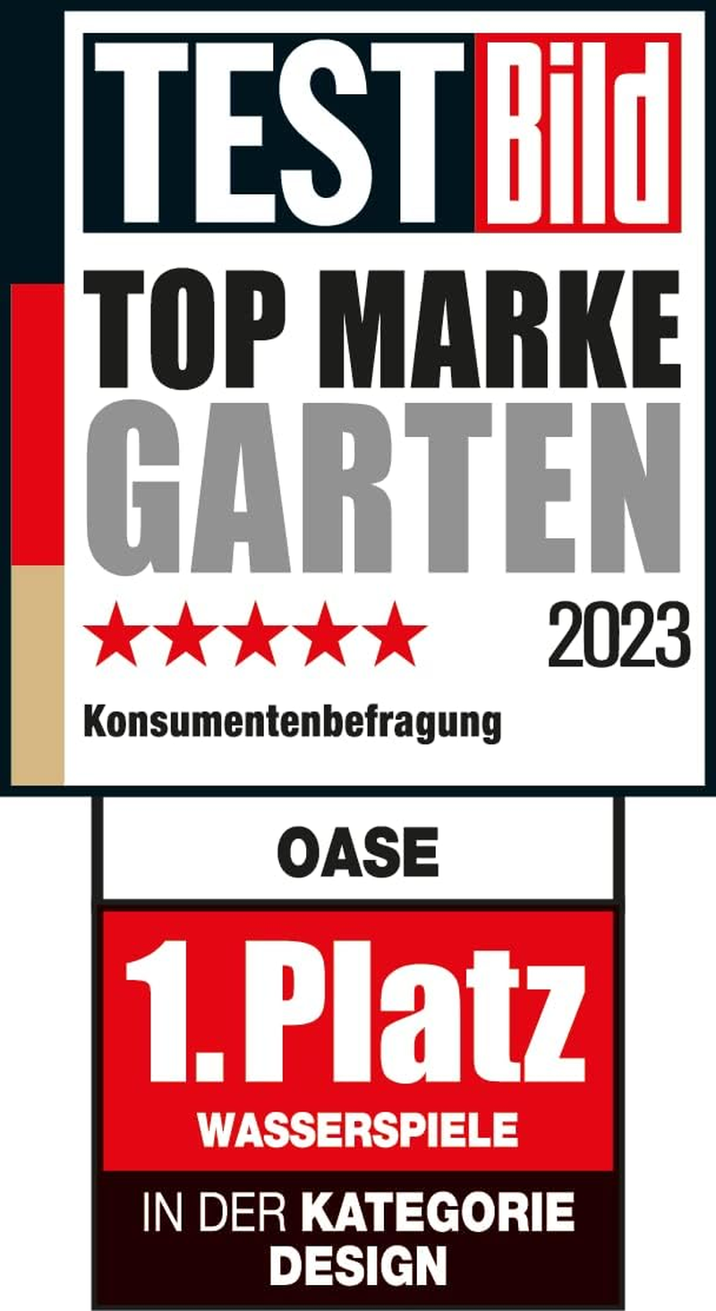 OASE Aquarius Fountain Set Classic 2000 E - Water Feature Pump Set, Pond Pump, Energy Saving Pump, Black image number 2