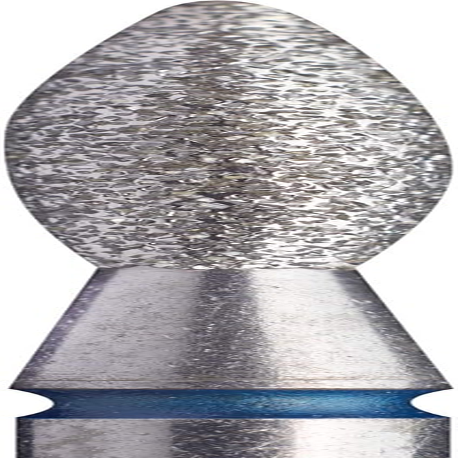 Diamond Drill Bit Bits Manicure Pedicure Nail "Flame " Blue 2.3Mm Staleks (Blue/Medium)