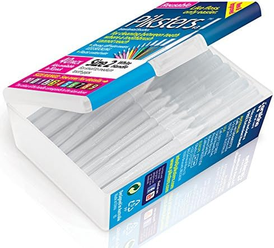 Piksters Interdental Brush - Brushes for Cleaning between Teeth (40 Pack, Size 2 (White)) image number 4