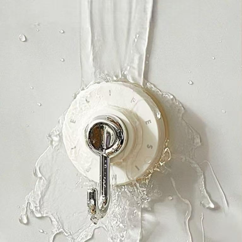 Rivhom Heavy Duty Suction Cup Hooks, 3 Pack, Modern Design for Bathroom, Glass and Tile image number 3