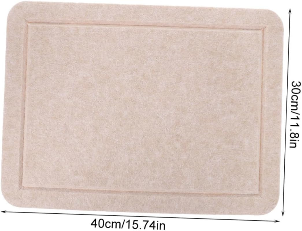 Tofficu 2Pcs Classroom Pin Board Felt Bulletin Board Memo Pushpins Wall Organizer for Office