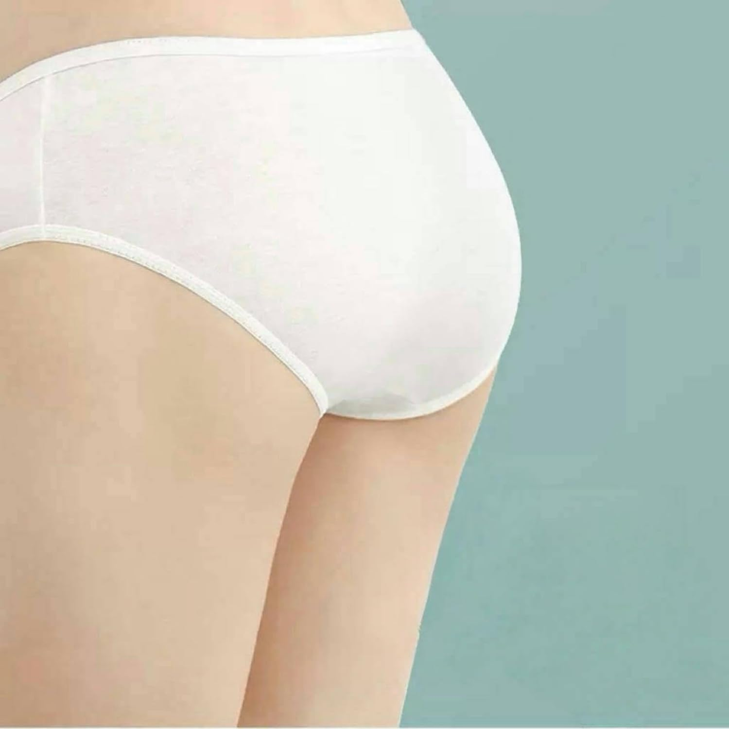 Women'S Disposable Underwear for Travel Ladies Briefs Maternity Panties Hotel Spa Hospital Emergency Underpants image number 3