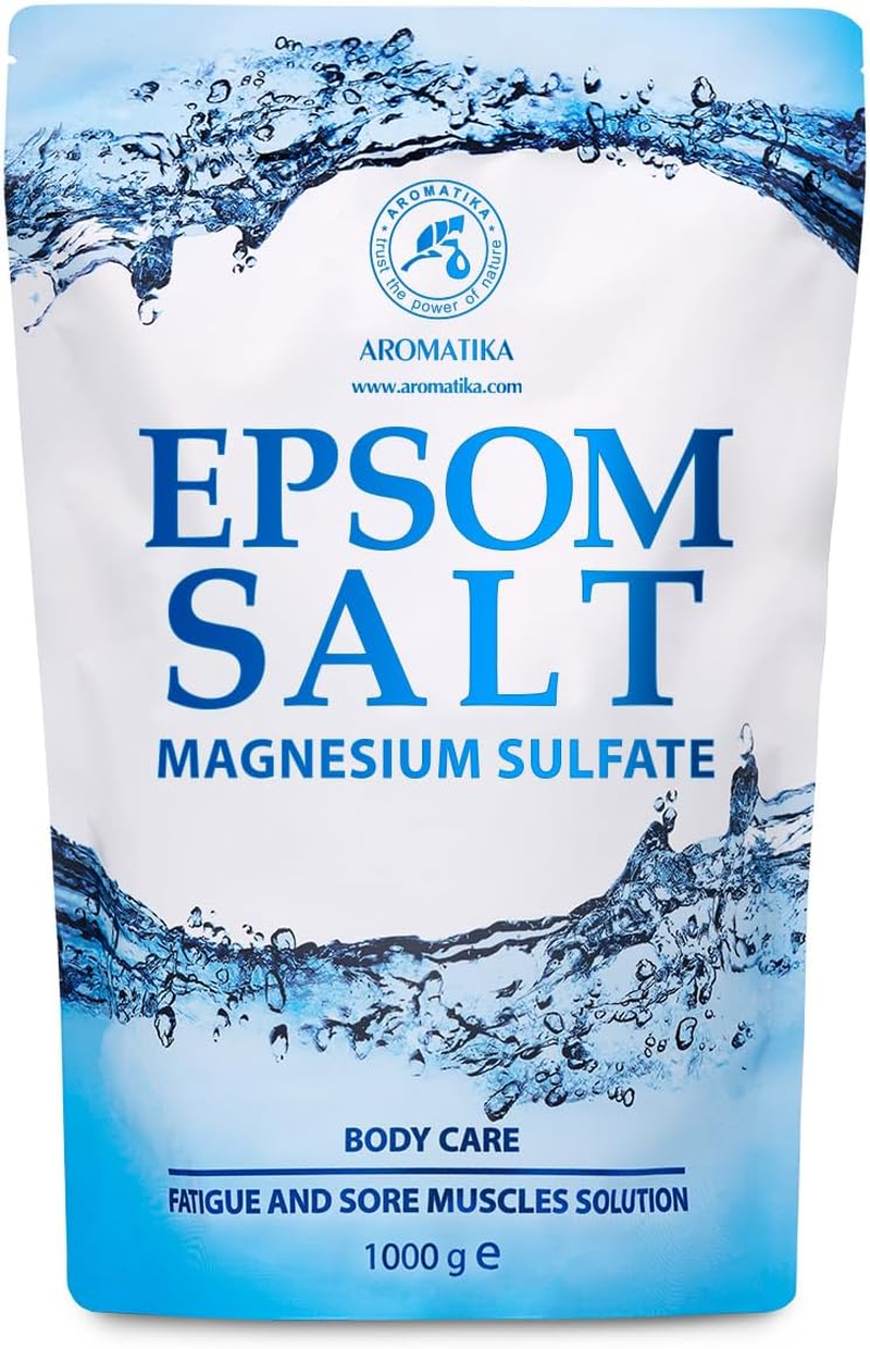 Epsom Salt Bath 1Kg - English Sea Salts for Soak - Relaxing - Good Sleep - Concentrated Magnesium Sulphate - Pure Epsom Salt - Muscle Relaxation and Skin Care image number 3
