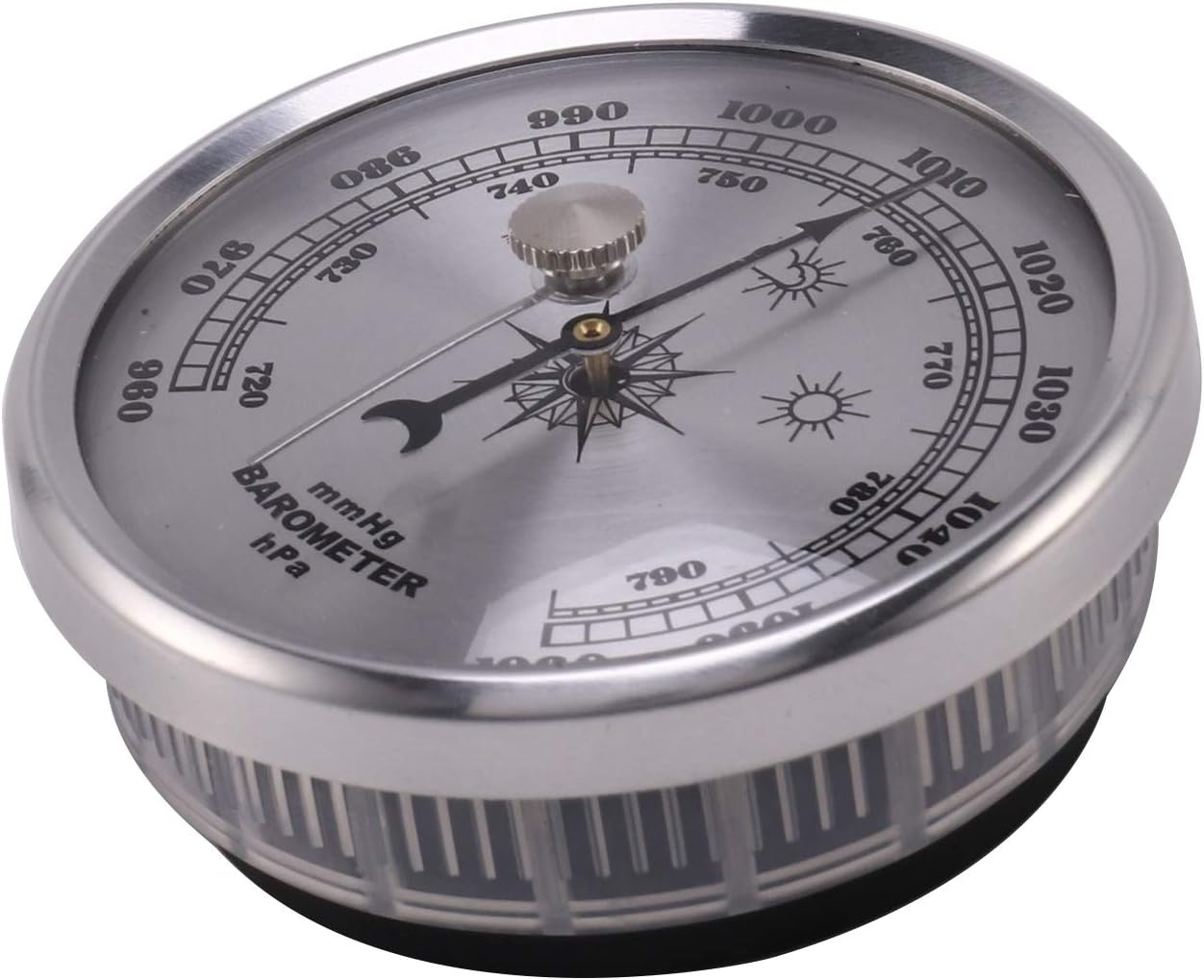 Pressure Gauge Metal Wall Barometer Atmospheric Multifunction Thermometer Hygrometer Portable image number 2